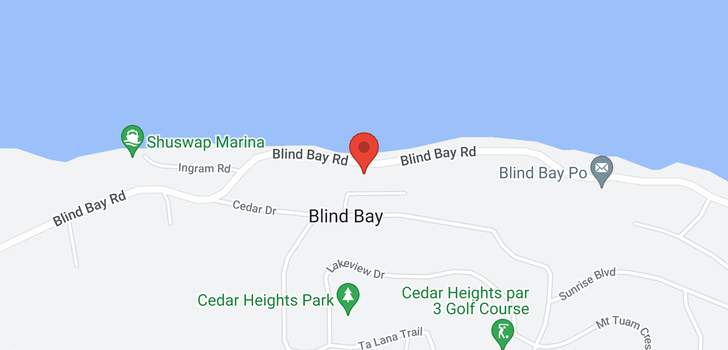 map of 2230 Blind Bay Road